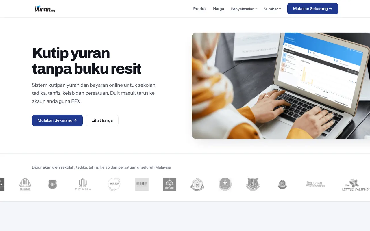 Home page of Yuran.my